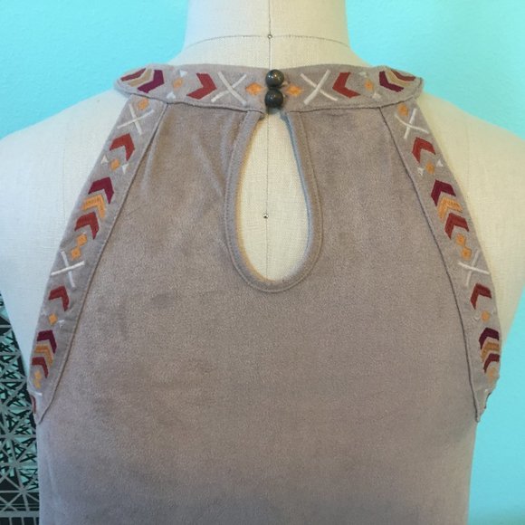 Altar’d State Cleopatra-Style Faux-Suede Top (NEW) - Picture 15 of 16